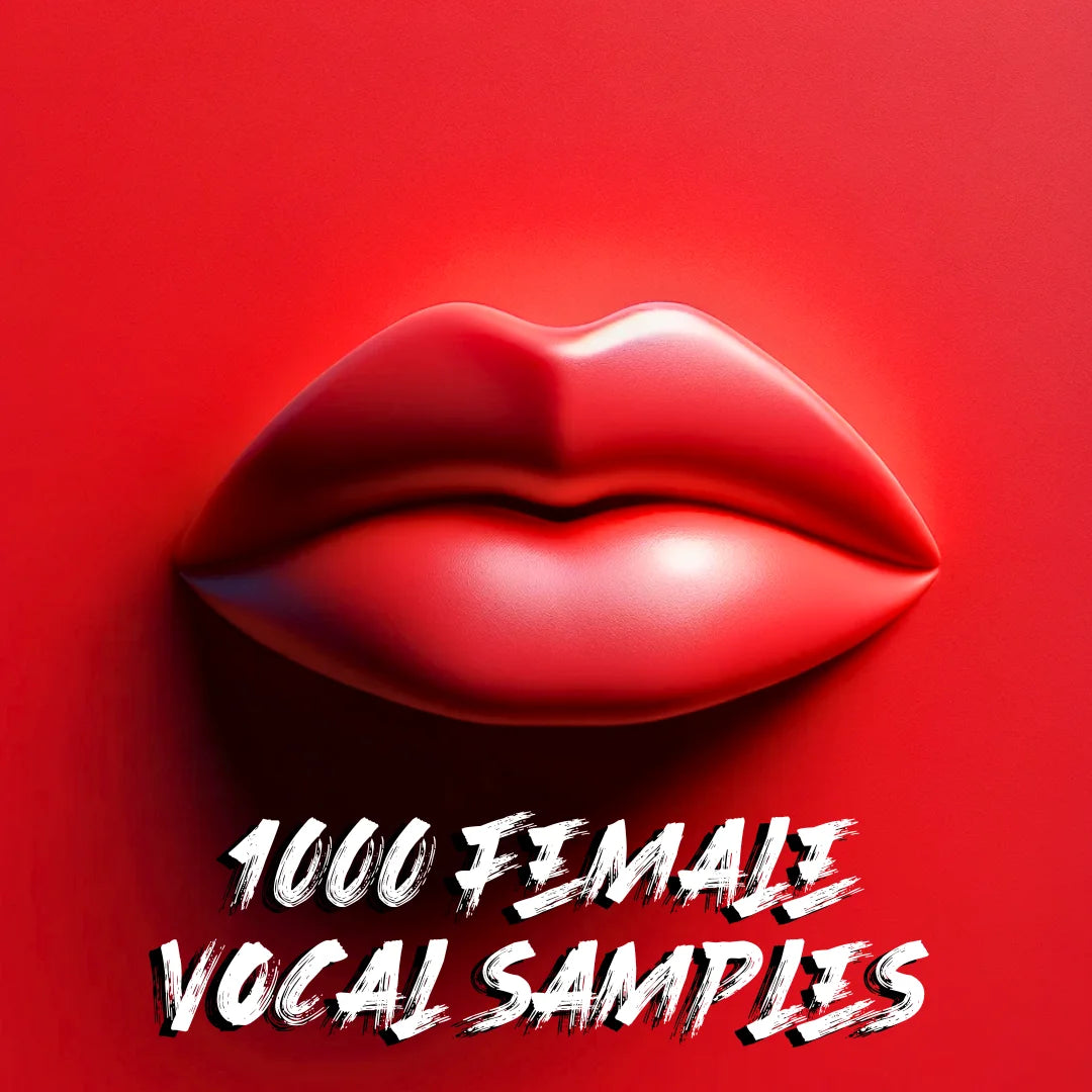 1000 Female Vocal Samples Vocal Sample Pack Product Image