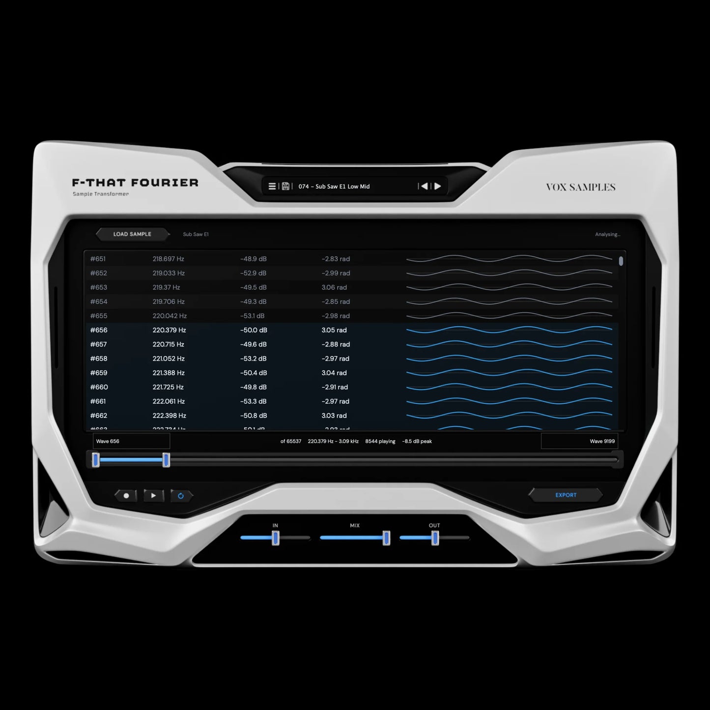 F-That Fourier Sample Transformer Plugin