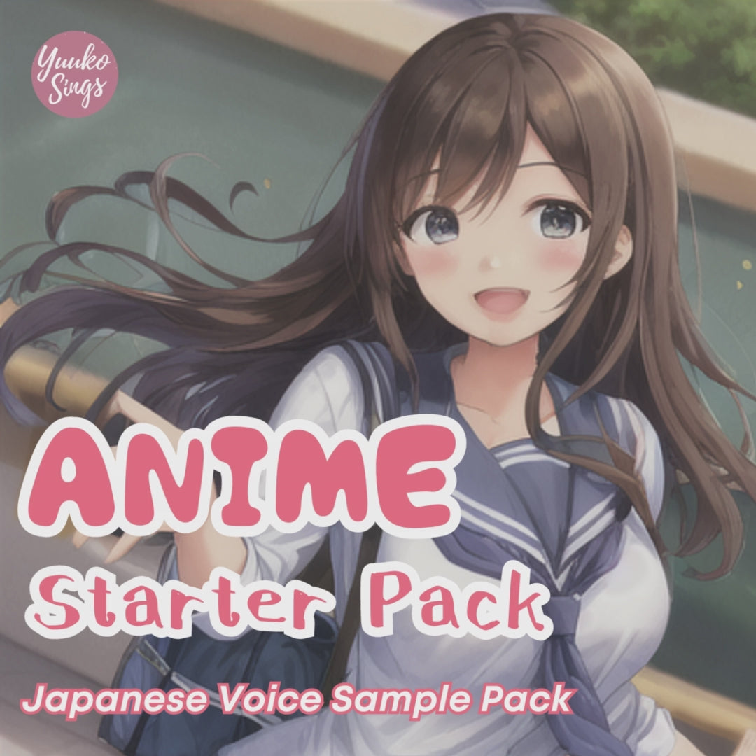 Anime Japanese Starter Voice Sample Pack | アニメ日本語ボイスサンプル