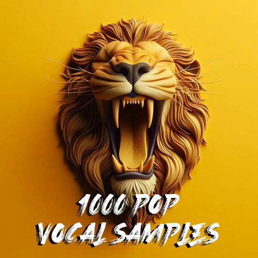 1000 Pop Vocal Samples Vocal Sample Pack Product Image