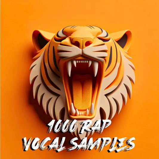 1000 Rap Vocal Samples Vocal Sample Pack Product Image