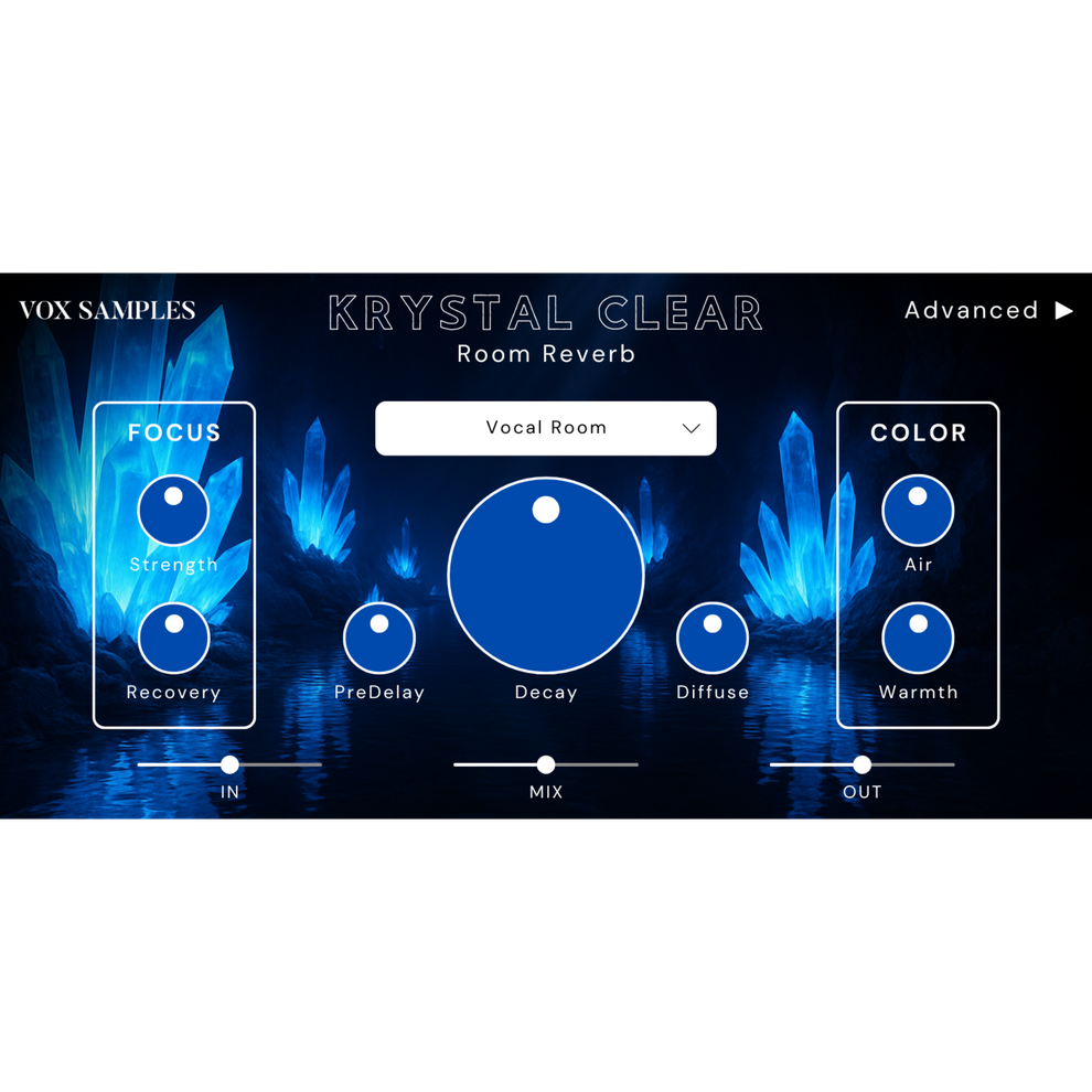 Krystal Clear Room Reverb Plugin – Vox Samples