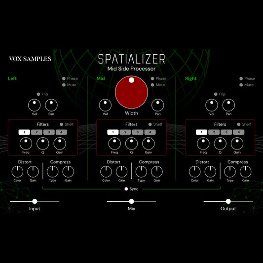 Spatializer Mid Side Processor Plugin