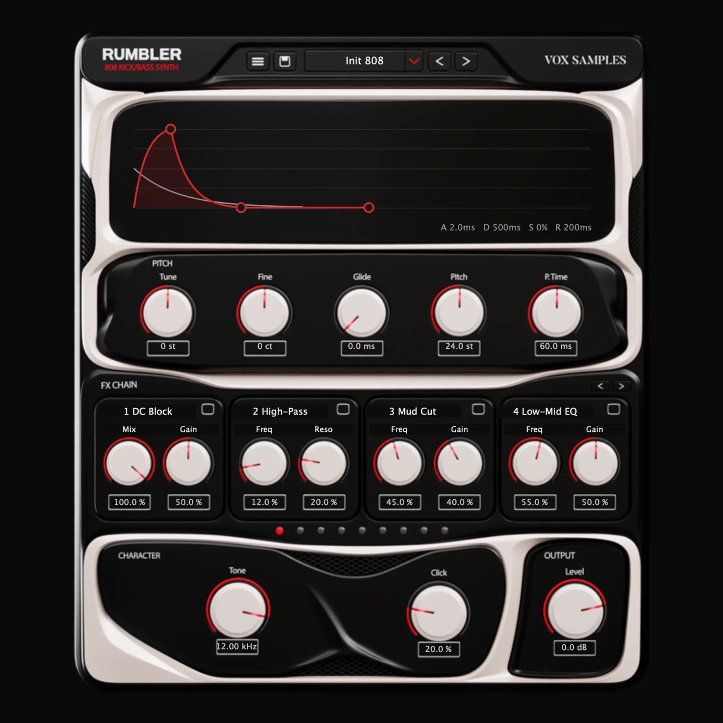 Rumbler 808 Kick/Bass Synth Plugin