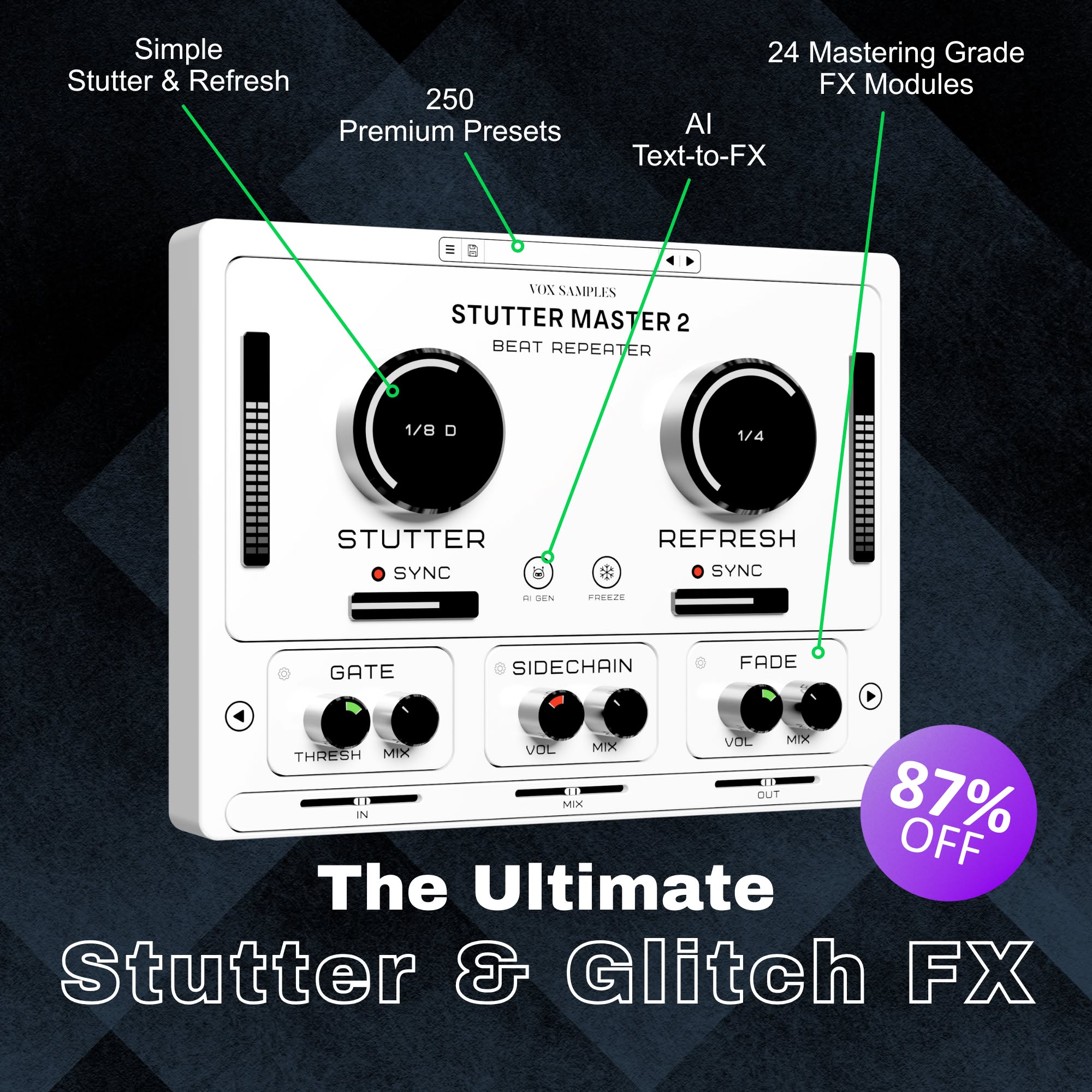 Stutter Master 2 Beat Repeater Plugin – Vox Samples Stutter Master 2 Beat Repeater Plugin – Vox Samples