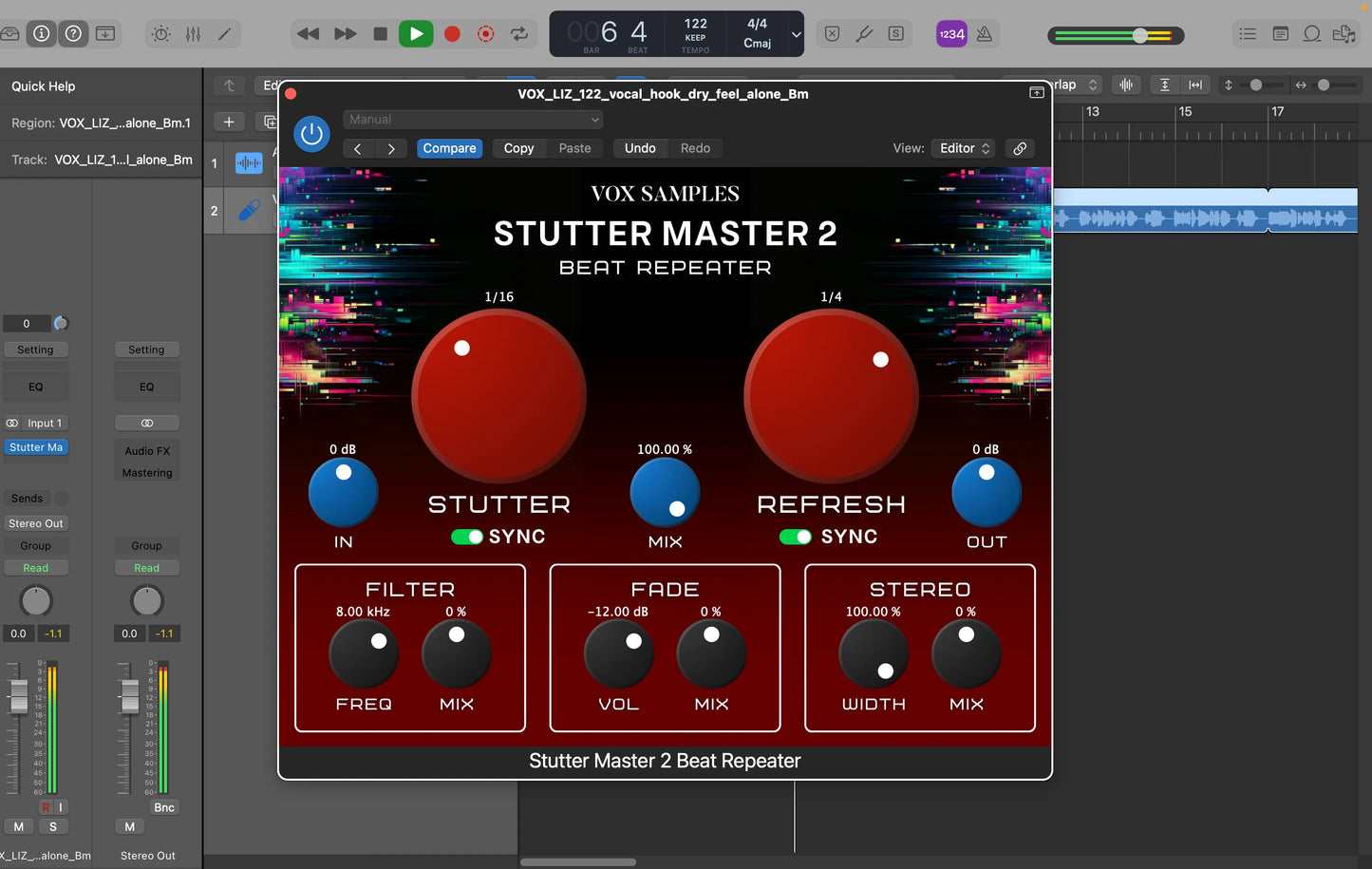 Stutter Master 2 Beat Repeater Plugin