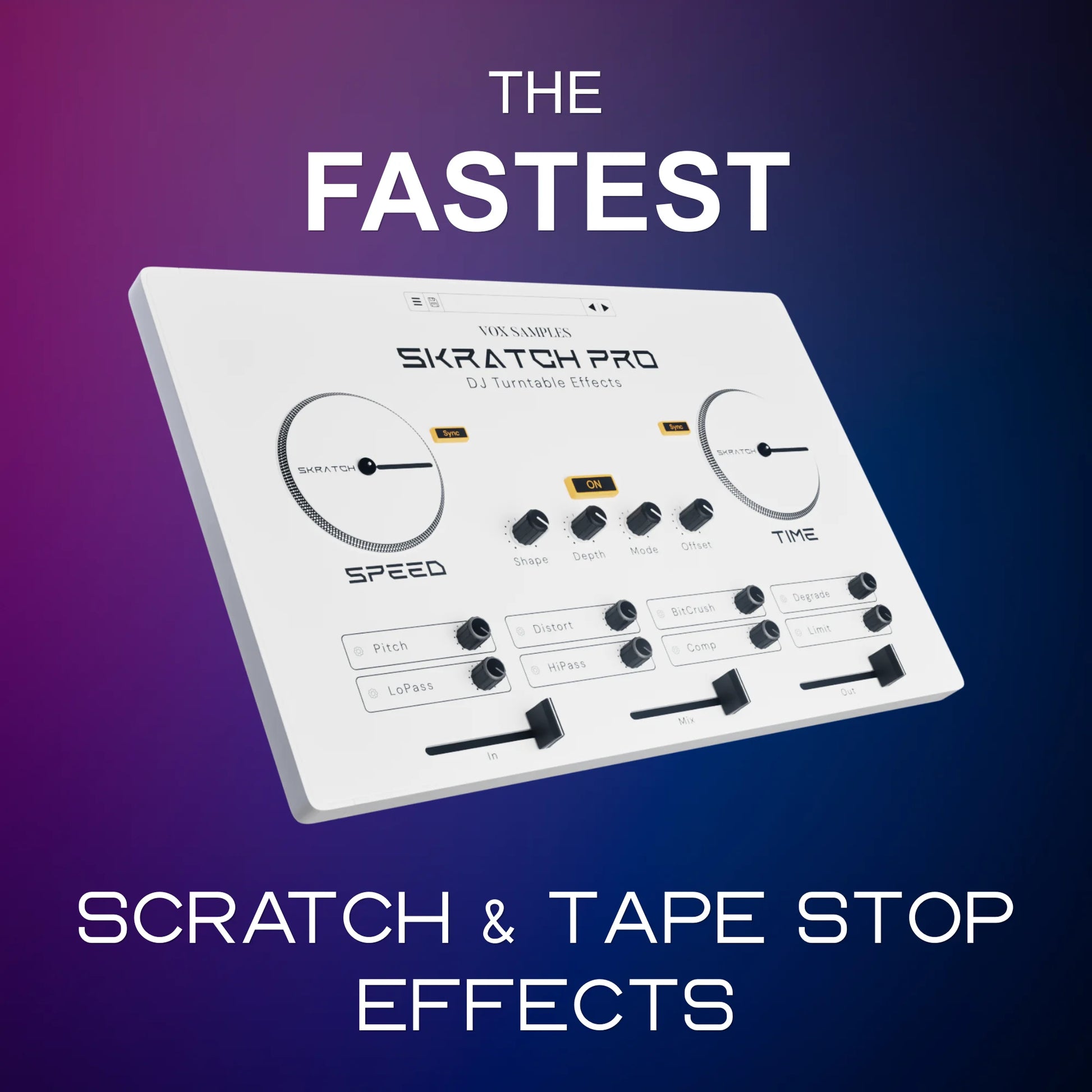 Skratch Pro DJ Turntable Effects Plugin – Vox Samples Skratch Pro DJ Turntable Effects Plugin – Vox Samples