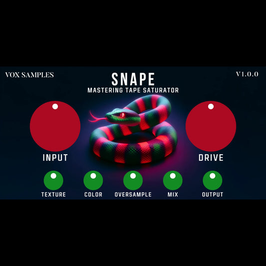 Snape Mastering Tape Saturator Plugin