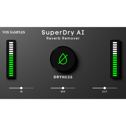 SuperDry AI Reverb Remover Plugin