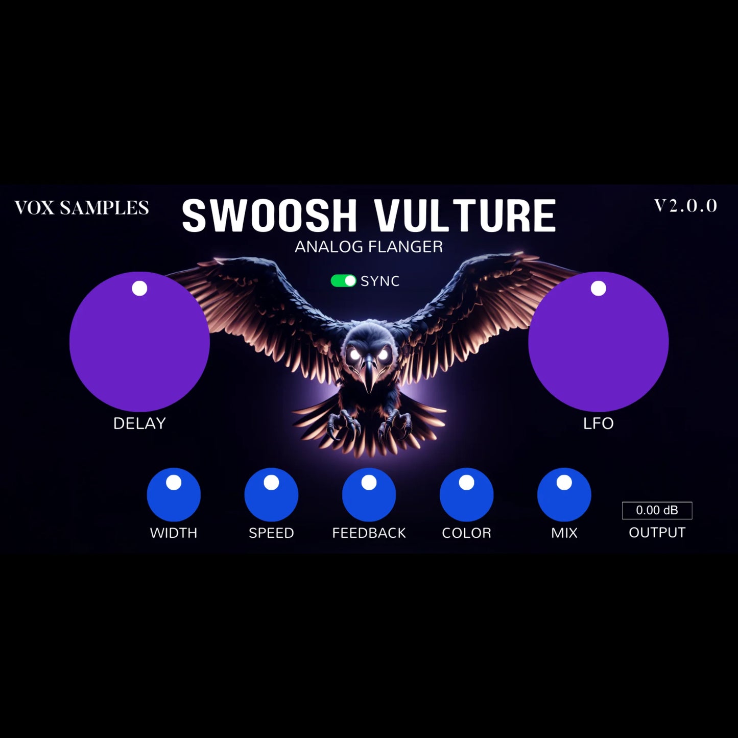 Swoosh Vulture Analog Flanger Plugin
