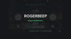 Rogerbeep Walkie Talkie Effect quickstart: its main controls turning while audio plays