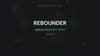 Rebounder Vocal Slapback Delay Effect quickstart: a dry rock vocal plays while the slap flashes off the tiles after each word; TIME, SLAP and TAPE turn, FEEL steps to ON and LAID BACK, ROOM comes up and REPEATS switches on.