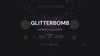 Glitterbomb Hyperpop Vocal Effect quickstart: its main controls turning while audio plays