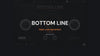 Bottom Line Tight Low End Effect quickstart: a techno track plays through the plug-in with LOW SOLO on while TIGHTEN, CLEAN, RANGE and MONO turn, then the whole beat and TYPE switched to 808, the pressure waves pulling back on each hit.