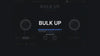 Bulk Up Drum Enhancer Effect quickstart: a hip-hop drum loop playing through the plug-in while THUMP adds a tuned sub, SNAP adds a noise crack, PUNCH turns, TYPE and LAYERS switch, and LAYER SOLO plays only what is added.