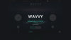 Wavvy Chorus Delay Effect quickstart: clean guitar chords through the plug-in while CHORUS, TIME, FEEDBACK, TONE and ORDER change, the ribbons of light wobbling with the echoes.