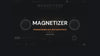 Magnetizer Transformer Saturation Effect quickstart: a full mix through the plug-in while WEIGHT, IRON, SIZE, TYPE and ENGAGE change, the iron field glowing with the saturation.