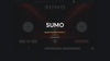 Sumo Bass Mono Effect quickstart: a wide stereo bass playing through the plug-in while AMOUNT folds its low end to mono, FREQ and WIDTH turn, ENGAGE compares before and after, and KEEP LEVEL switches.