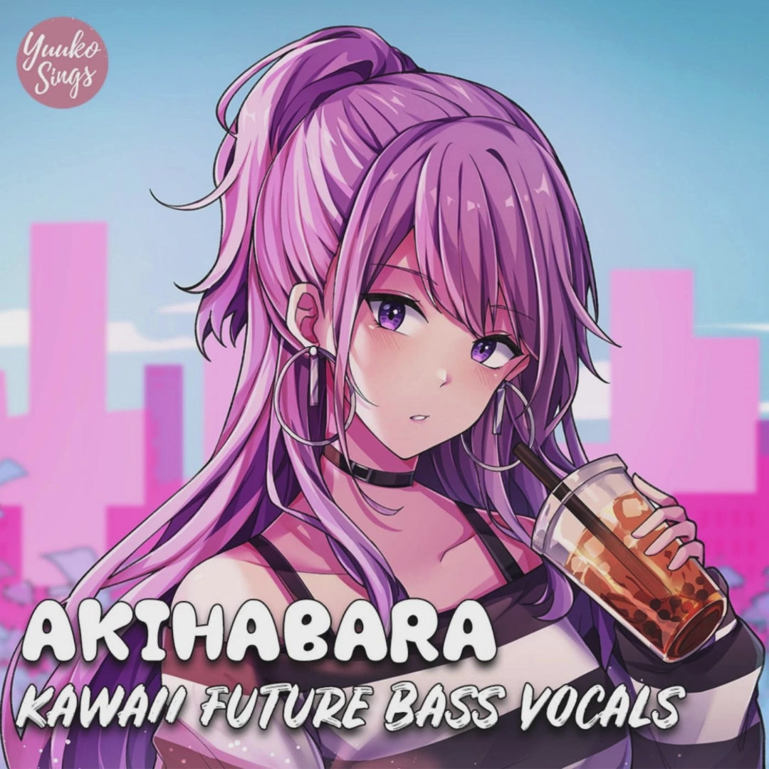 Akihabara Kawaii EDM Japanese Vocal Sample Pack 日本語ボーカルサンプル Vox Samples