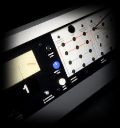 Air Max 2, TAPE: a tape machine’s meter bridge, a cream VU meter and the alignment cards