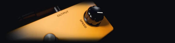 Pitch Suite Pro, PHASER: an orange one-knob phase pedal, plugged in