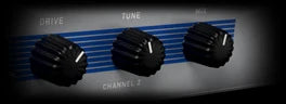 Reverse King 3, EXCITER: a silver rack harmonic exciter with blue-trimmed drive, tune and mix knobs