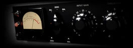 Reverse King 3, LIMITER: a tube program limiter with a VU meter and large knobs